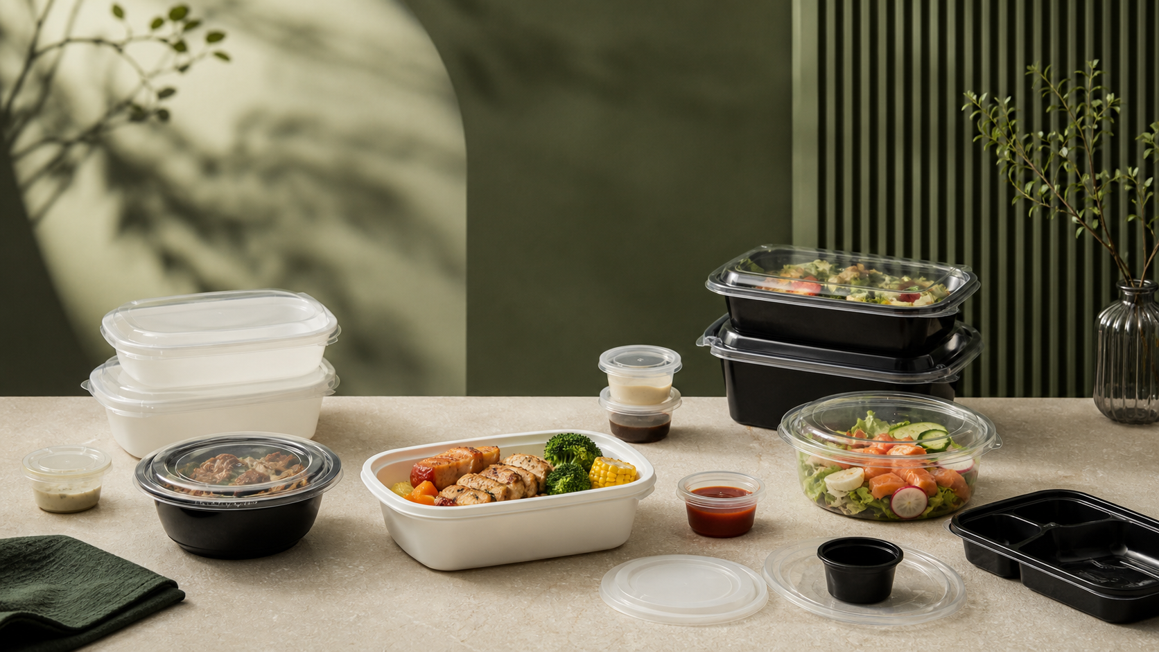 PP Portion Cups with Lids Wholesale visual 1