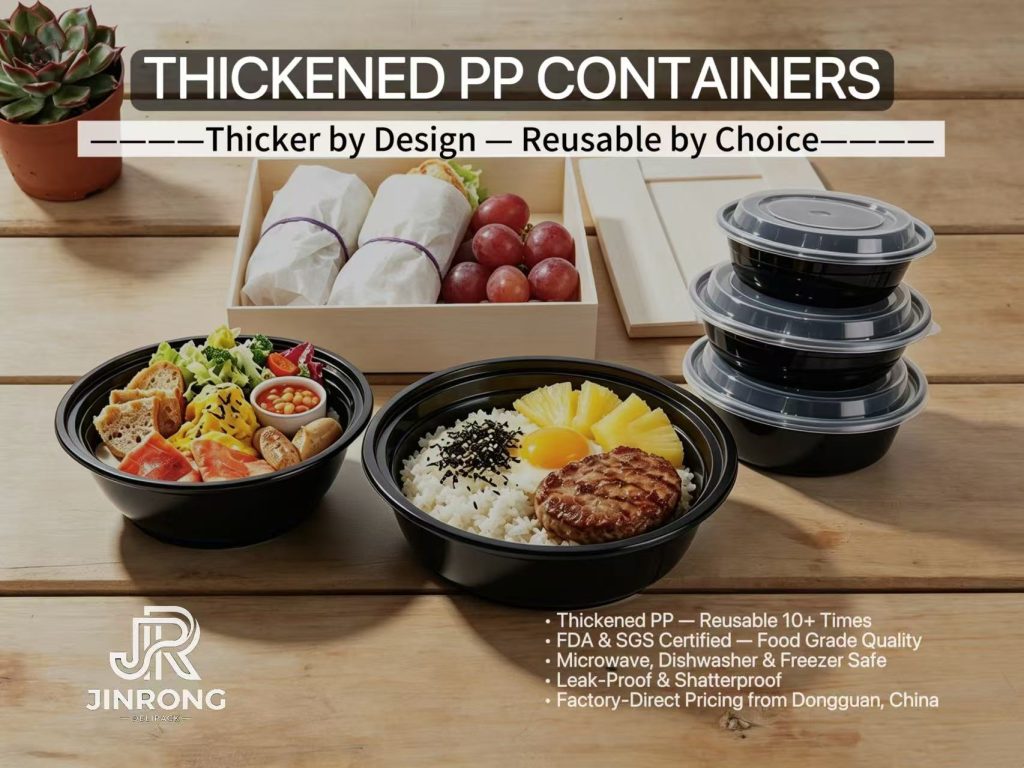 Deli Containers Wholesale · Round PP Food Containers