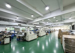 Production floor overview at the factory supporting supply