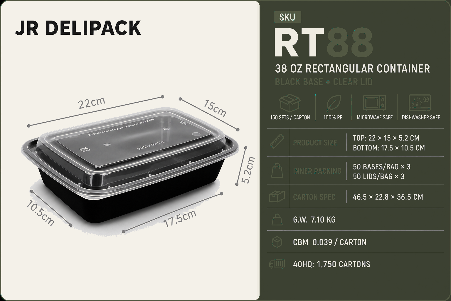 JR DELIPACK product reference
